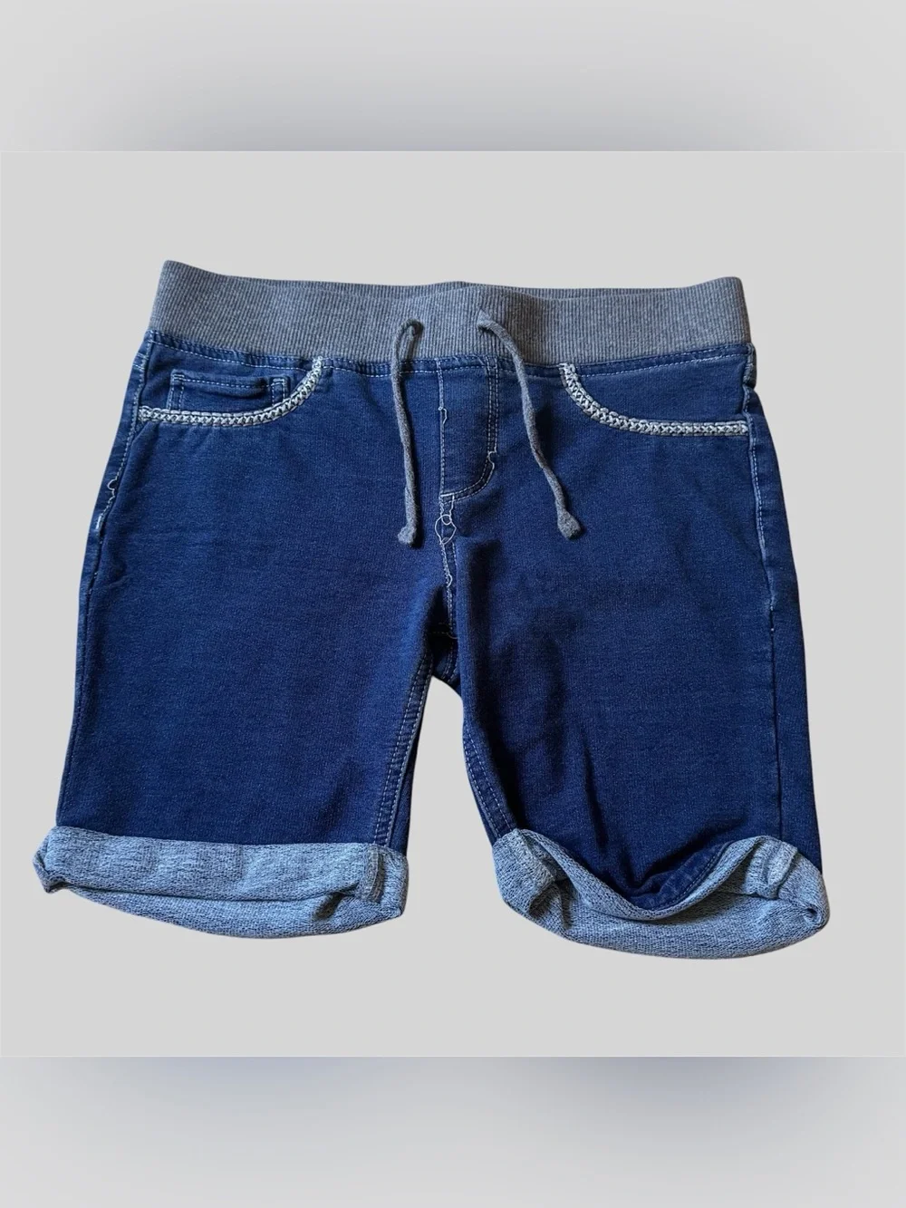 Girl’s Stretchy Bermuda Jean Shorts
